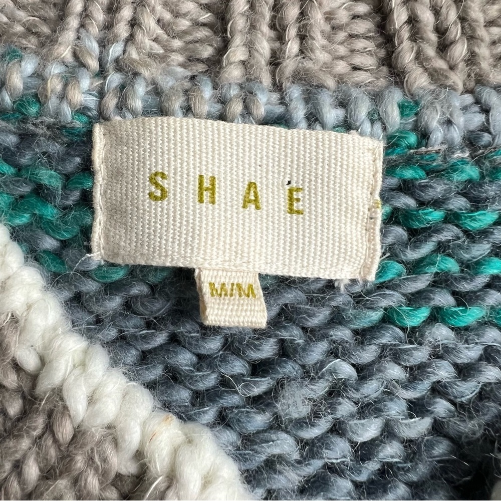 ANTHROPOLOGIE Shae Cropped Wool Blend Cardigan M - Picture 6 of 9